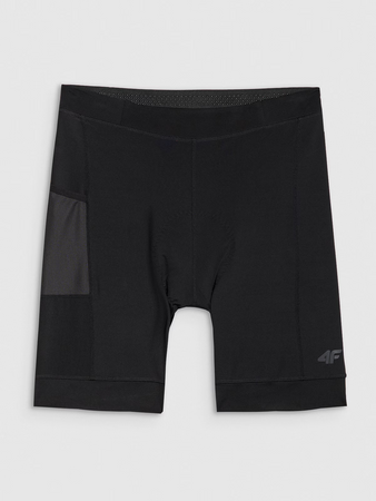 Legginsy krótkie rowerowe z żelowo-piankową wkładką męskie 4F 4FWSS25TFSTM030-20S