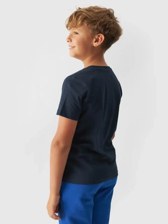 T-shirt gładki chłopięcy 4F