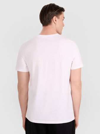 T-shirt regular z nadrukiem siatkarskim męski 4F 4FRAW25TTSHM3319-10S