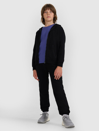 Bluza dresowa chłopięca rozpinana z kapture 4F 4FJWMM00TSWSM1859-20S