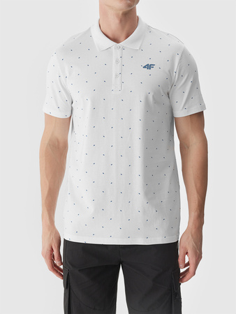 Koszulka polo męska 4F 4FWSS25TPTSM703-10S