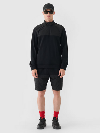 Bluza dresowa nierozpinana bez kaptura męska 4F 4FRSS24TSWSM2035-20S