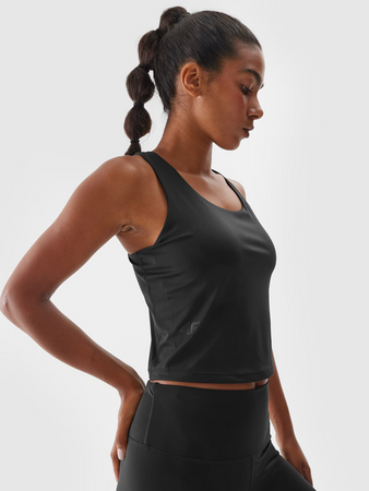 Top treningowy szybkoschnący damski 4F 4FWAW24TFSLF422-20S