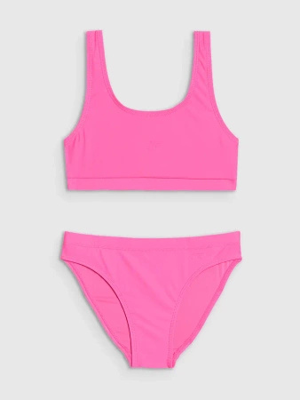 Kostium kąpielowy dwuczęściowy dziewczęcy 4F JUNIOR 4FJWMM00UBKSF027-55N