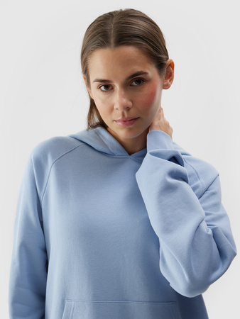 Dresowa damska bluza kangurka z kapturem 4F