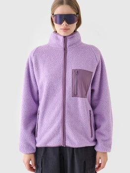 Polar sherpa ze stójką damski 4F 4FRAW24TFLEF326-51S