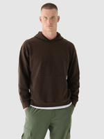 Bluza dresowa nierozpinana z kapturem męska 4F 4FWAW24TSWSM1310-80S