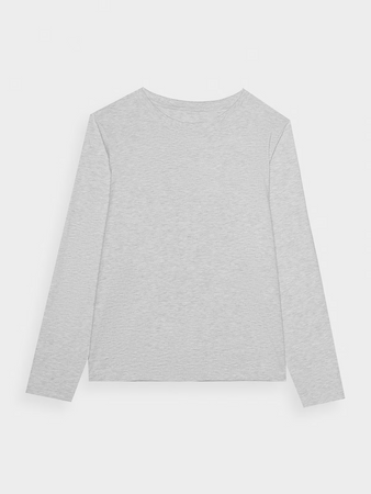 Longsleeve oversize gładki damski 4F 4FWMM00TLONF431-27M