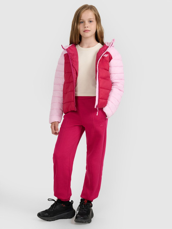 Kurtka puchowa z wypełnieniem syntetycznym dziewczęca 4F 4FJRAW25TDJAF0771-54S