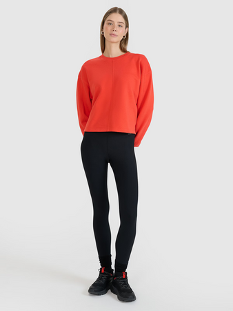 Bluza dresowa oversize nierozpinana bez kaptura damska 4F 4FWSS25TSWSF1543-62S