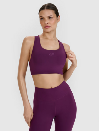 Biustonosz treningowy damski 4F 4FRSS25USBAF152-50S