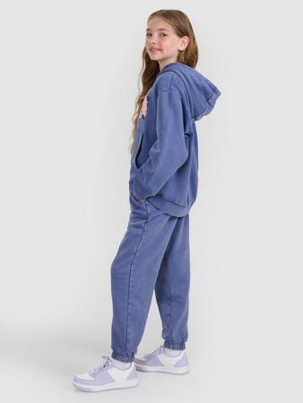 Spodnie dresowe joggery dziewczęce 4F 4FJRAW25TTROF1473-33S