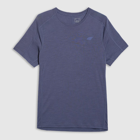 Koszulka trekkingowa z wełną merino męska 4F 4FWAW25TFTSM1526-32S