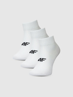 Skarpetki casual za kostkę damskie (ZESTAW 3 szt.) 4F 4FWMM00USOCF448-10S