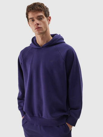 Bluza dresowa nierozpinana z kapturem uniseks 4F 4FWAW24TSWSU1314-30S