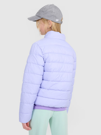Kurtka dziewczęca puchowa z wypełnieniem syntetycznym 4F 4FJWSS25TDJAF515-52S