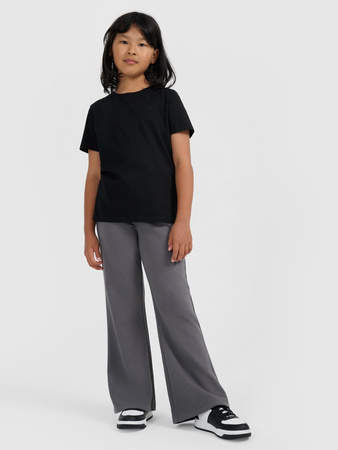 T-shirt regular gładki dziewczęcy 4F 4FJRMM00TTSHF3231-20S