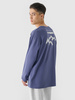 Longsleeve oversize z nadrukiem męski 4F 4FRAW24TLONM507-32S