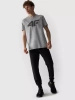 T-shirt regular z nadrukiem męski 4F