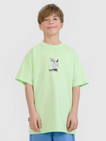 Chłopięcy t-shirt z nadrukiem 4F 4FJRSS25TTSHM2641-45S