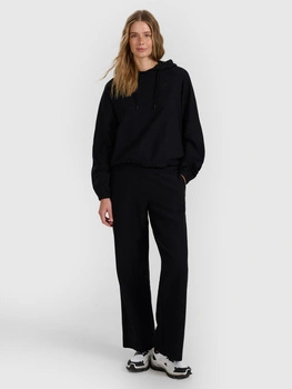 Spodnie dresowe z dzianiny strukturalnej damskie  4F 4FRAW25TTROF1669-20S