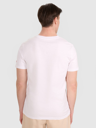 T-shirt regular z nadrukiem siatkarskim męski 4F 4FRAW25TTSHM3236-10S