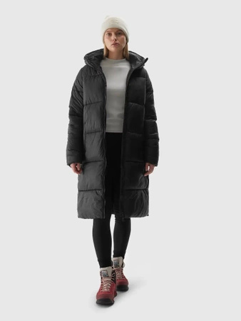 Płaszcz damski zimowy puchowy długi parka 4F 4FWAW24TDJAF475-20S