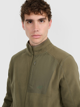 Polar ze stójką Polartec regular męski 4F 4FWAW25TFLEM333-43S