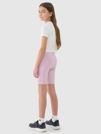 Legginsy kolarki dzianinowe dziewczęce 4F 4FJWSS25TSTIF014-56S