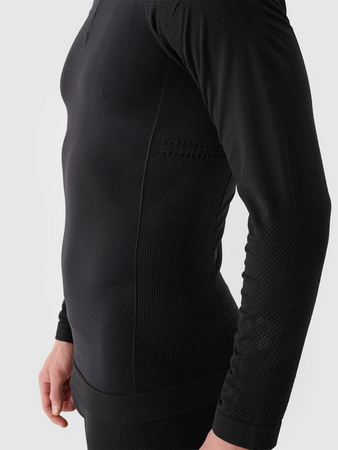 Bielizna termoaktywna bezszwowa z wełną merino (góra) męska 4F 4FWAW24USEAM197-20S