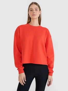 Bluza dresowa oversize nierozpinana bez kaptura damska 4F 4FWSS25TSWSF1543-62S