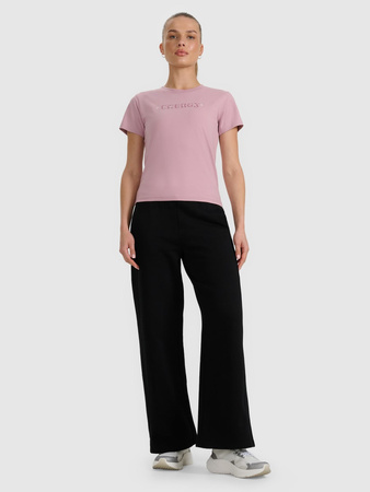 Spodnie dresowe z szerokimi nogawkami damskie 4F 4FRAW25TTROF1614-20S