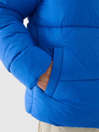 Kurtka zimowa puchowa z syntetycznym wypełnieniem męska 4F 4FWAW24TDJAM485-36S