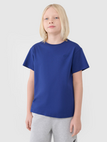 T-shirt oversize gładki chłopięcy 4F 4FJWSS25TTSHM2324-36S