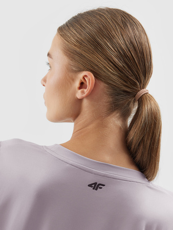 Longsleeve treningowy slim szybkoschnący damski 4F