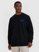 Longsleeve oversize z nadrukiem męski 4F 4FWSS25TLONM390-20S