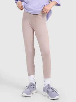 Legginsy dzianinowe dziewczęce 4F 4FJRAW25TTIGF291-83S