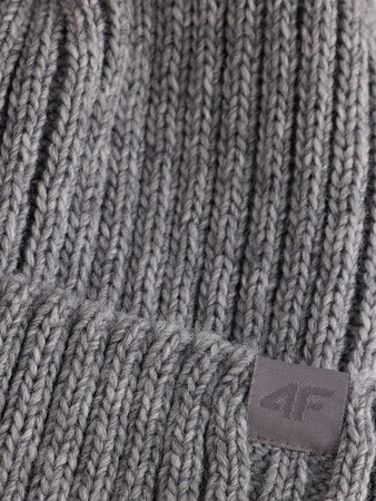 Czapka zimowa z dodatkiem wełny damska 4F 4FRAW25ACAPF0802-25M