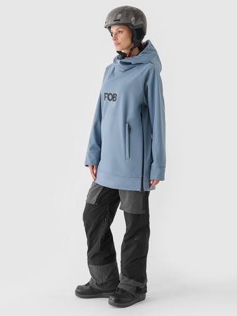Bluza snowboardowa z softshellu membrana 5000 damska 4F 4FWAW24TSOFF289-32S