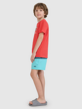 Spodenki chłopięce plażowe boardshorty 4F 4FJWSS25UBDSM116-46S