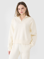 Bluza dresowa nierozpinana bez kaptura damska 4F4FWSS25TSWSF1545-11S