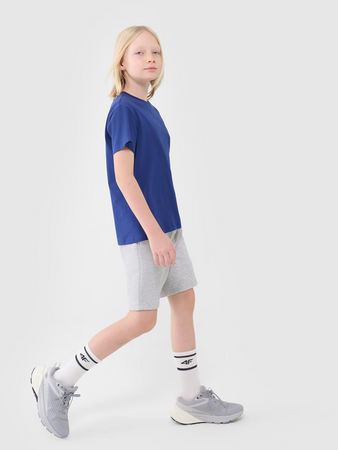 T-shirt oversize gładki chłopięcy 4F 4FJWSS25TTSHM2324-36S