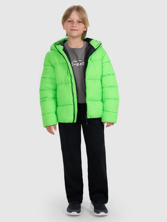 Kurtka puchowa z wypełnieniem syntetycznym chłopięca 4F 4FJRAW25TDJAM0809-45N