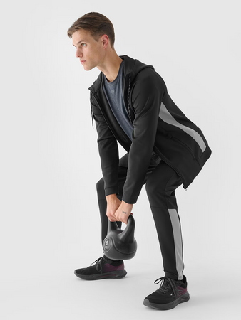 Bluza treningowa rozpinana z kapturem męska 4F 4FWAW24TFSWM405-20S