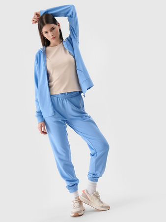 Bluza dresowa rozpinana z kapturem damska 4F 4FWMM00TSWSF1763-32S