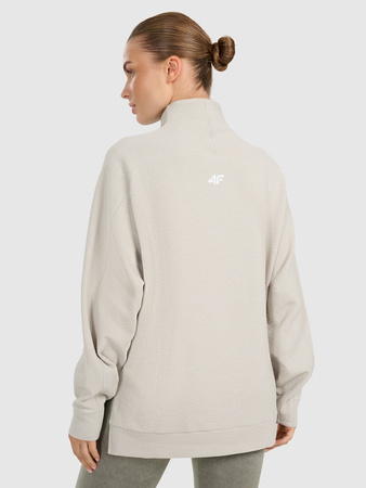 Bluza dresowa do jogi i pilatesu damska 4F 4FWAW25TFSWF589-12S