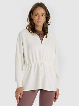 Bluza dresowa nierozpinana z modalem damska 4F 4FRAW25TSWSF2463-11S