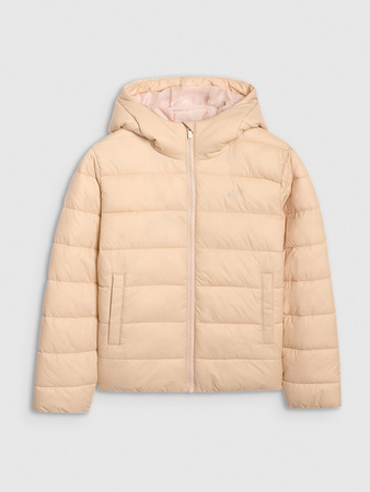 Kurtka puchowa z wypełnieniem syntetycznym dziewczęca 4F 4FJRAW25TDJAF0816-83S