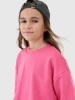 Bluza dresowa nierozpinana bez kaptura dziewczęca 4F 4FJWSS25TSWSF1479-54S