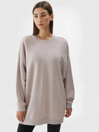 Bluza dresowa nierozpinana bez kaptura damska 4F 4FAW23TSWSF0764-56S